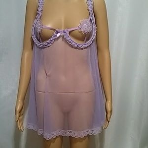 Frederick's underwire baby doll sheer special